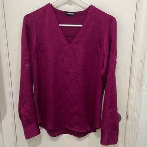Express Purple Blouse size XS
